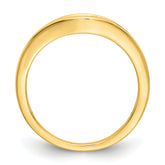 14k 1/5 carat Lab Grown Diamond VS/SI+ G+ Complete Fashion Band